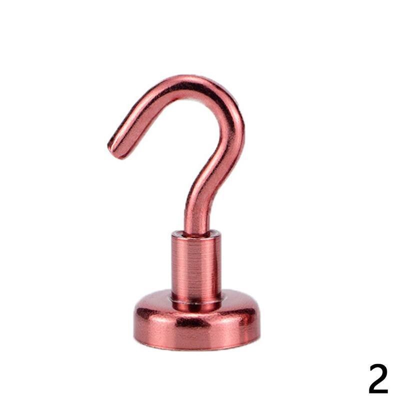 Magnetisk krog stærk mini kraftig bøjle holdbar til køkken køleskab aimant hæklet stål kroge holder: B
