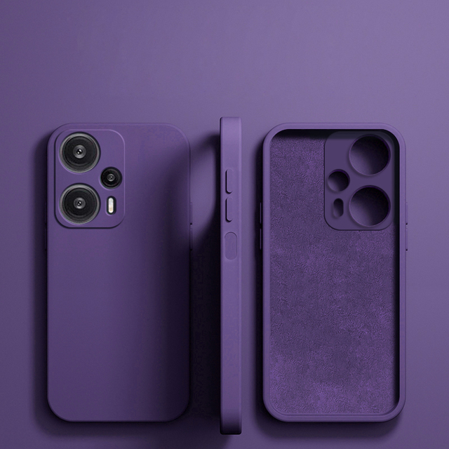 Poco F5 PocoF5 Case Originele vloeibare siliconen telefoonhoesjes voor Xiaomi Poco F5 F5 PocoF5 Pro F5Pro Schokbestendige Soft Cover Poco F5: Sakura Roze