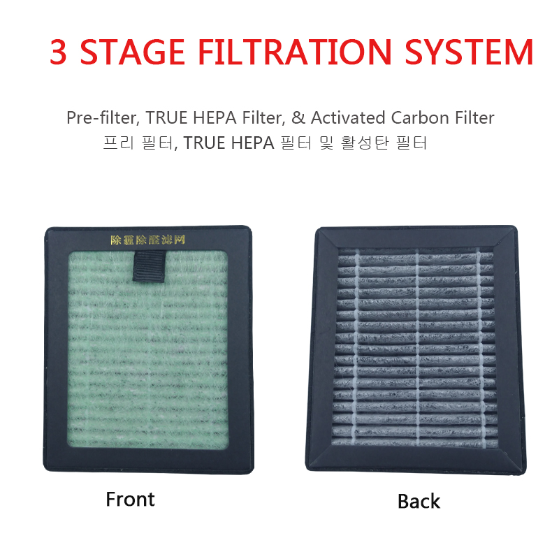 Filtre à Air HEPA à haute efficacité H12, 3 en 1, pièce de rechange pour purificateur d'air, forTPC0039, pour éliminer les odeurs, PM2.5