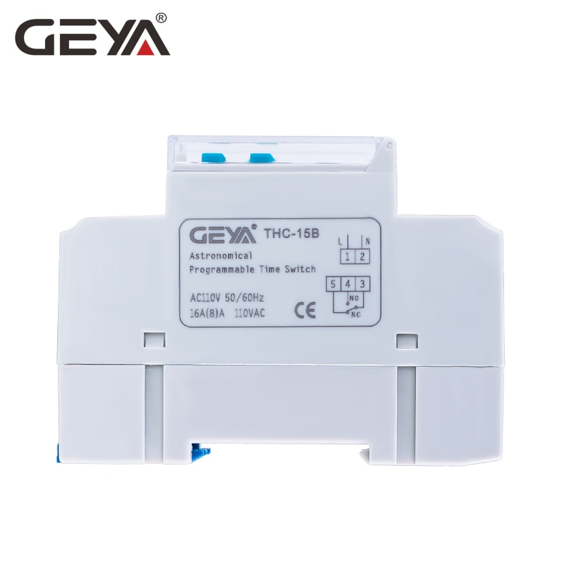 Geya thc astronomisk timer switch lcd display 16a 20a 30a timing control latitude switch 110v 220v