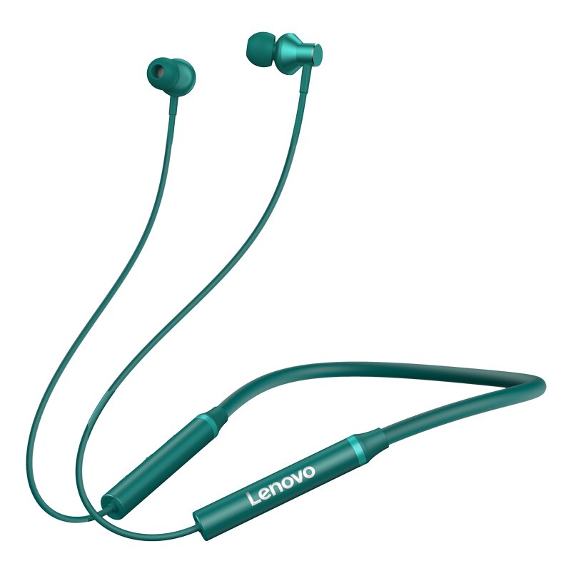 Auricolari Bluetooth originali Lenovo lui05X auricolari senza fili cuffie magnetiche con archetto da collo cuffie sportivo impermeabili con microfono: verde