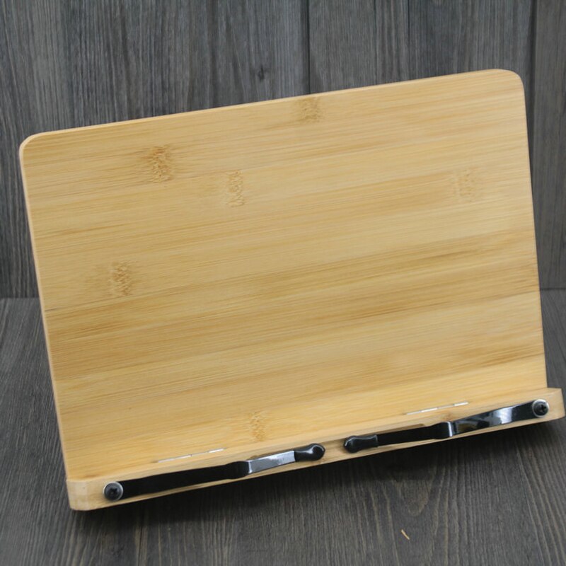 Descanso para livros ajustável, tablet, em madeira, suporte dobrável para livros, cookbook, tablet, suporte de estante, estante, material de escritório