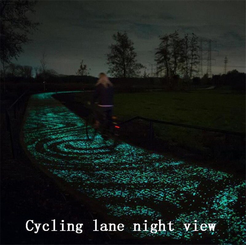 MOAMUN Glow In The Dark Pebbles Garden Stones 1000 Pcs Reusable Premium Resin Luminous Cobblestones For Garden Walkway Pathway Yard Aquarium Fish Tank Décor (Blue