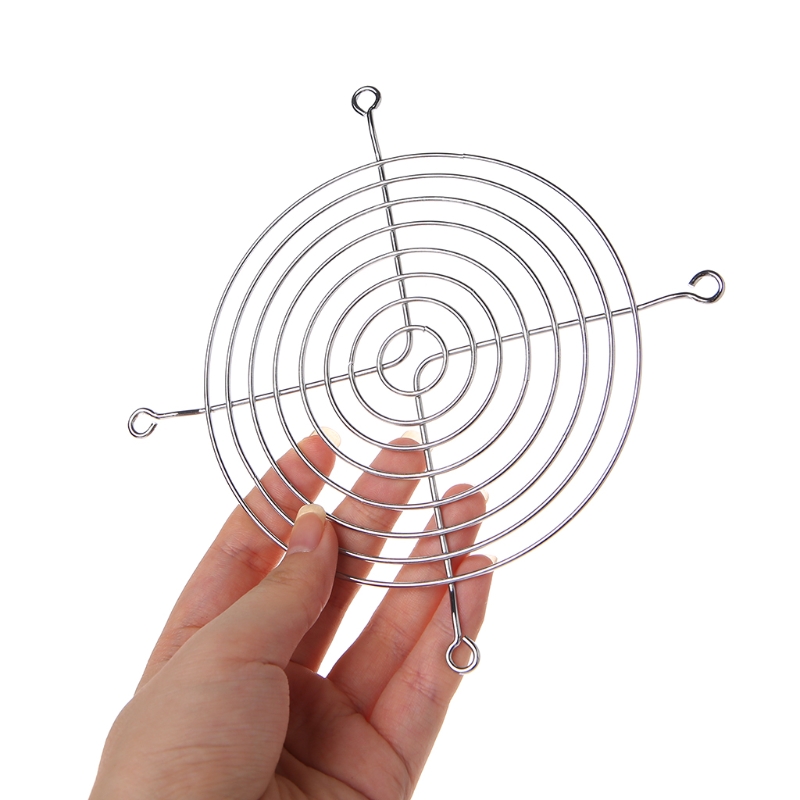 Carlote Fan Protection Net Grille 12cm Dia Iron Mesh Safety Grid For Computer Case Fans Cpu Fan Liquid Cooler Cooler Master