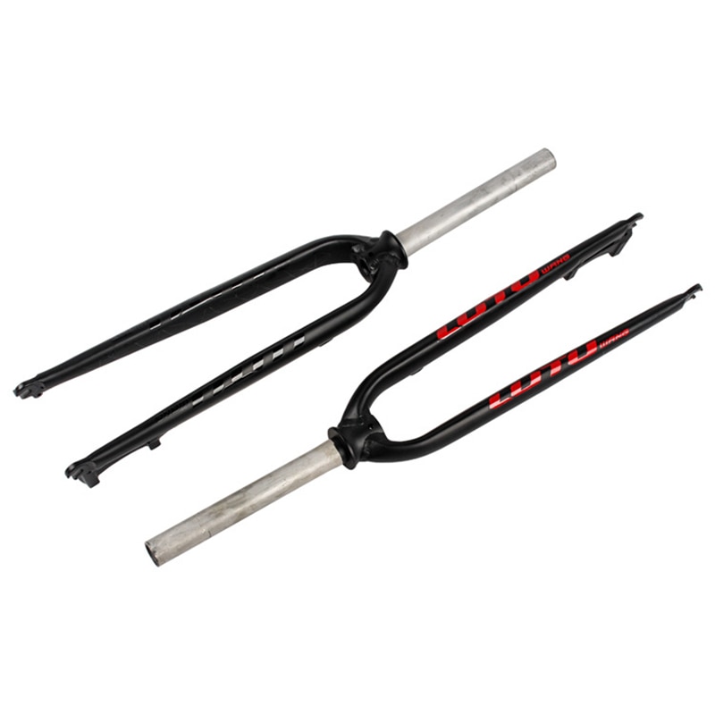 LUTU MTB bicicleta horquilla rígida 26/27.5/29 pulgadas aleación de aluminio 28,6mm freno de disco de bicicleta tenedores frontales ultraligeros