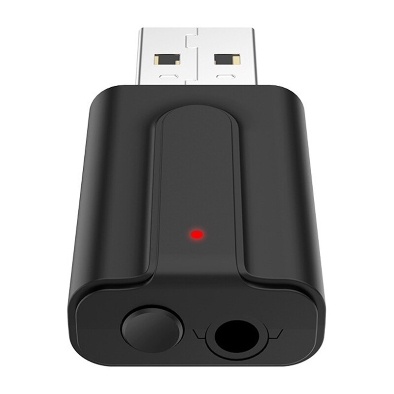 Bluetooth Transmitter and Receiver USB Wireless Bluetooth 5.0 Adapter 2 in 1 Mini 3.5mm Stereo for TV Headphone PC