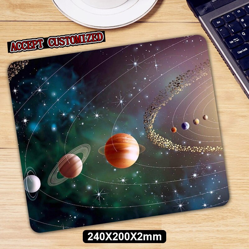 Universo Spazio Pianeta Del topo pad pad per taccuino topo Del computer Mousepad topo Da Gioco Tappetini per il topo Gamer Nuovo