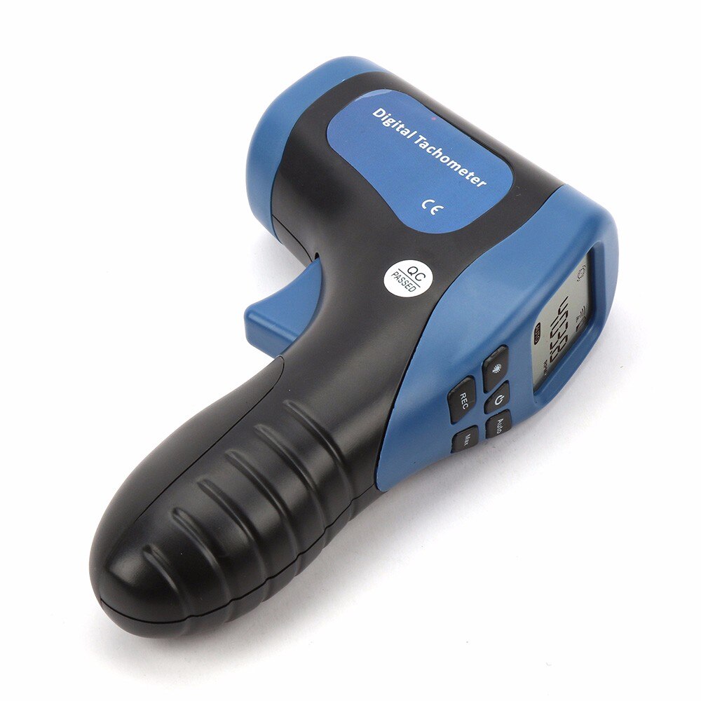 Tachymètre numérique Laser sans Contact, pistolet, tachymètre RPM, jauge de vitesse, portable: A