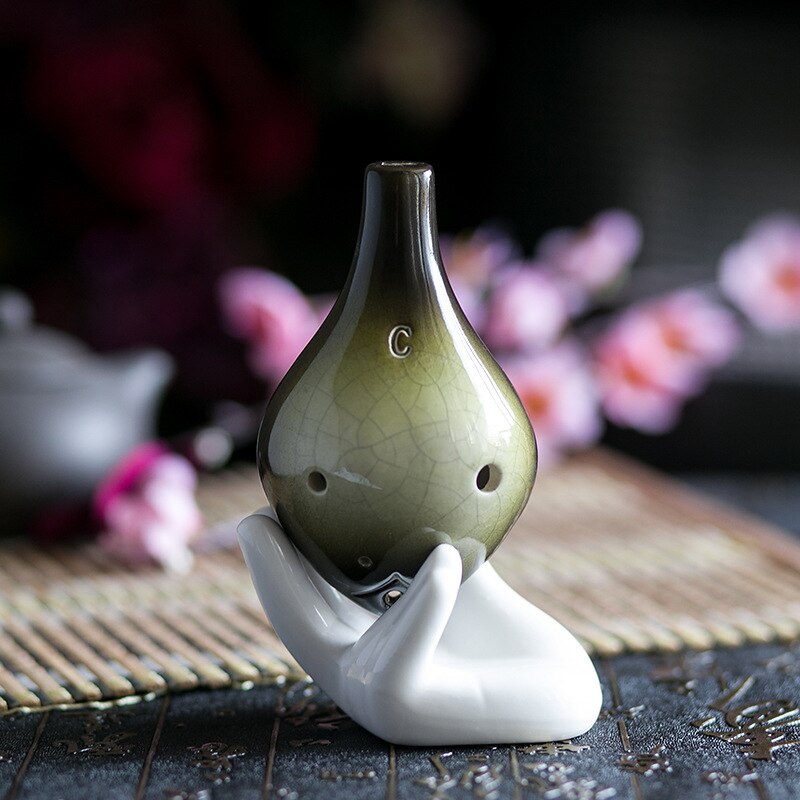 6 hole ocarina alto C double color variable narrow intonation sound great Welcome to school