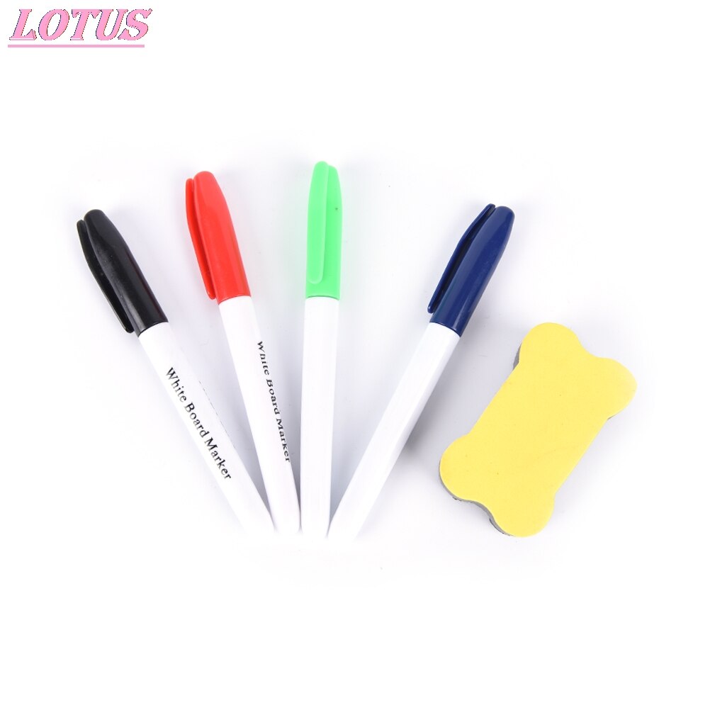 Stylo effaçable à craie liquide pour tableau blanc, marqueur pour tableau blanc, fournitures scolaires et de bureau avec gomme pour tableau blanc