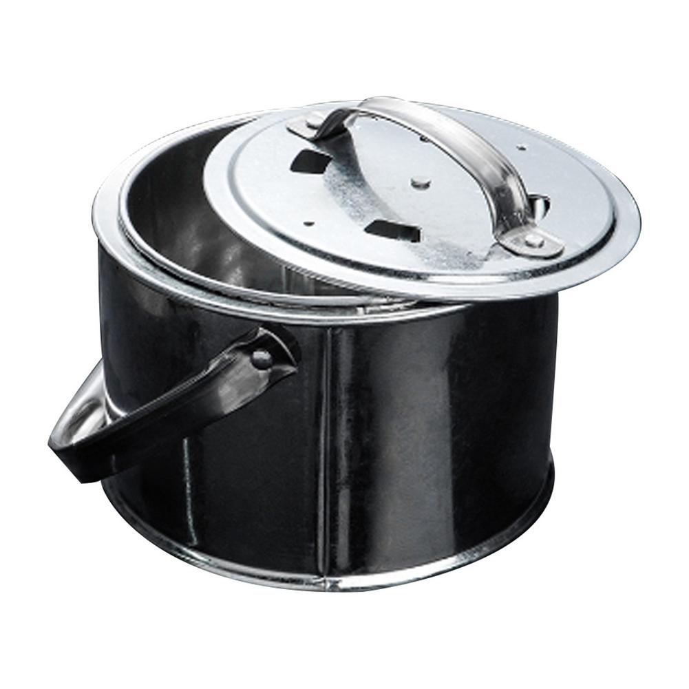 Outdoor Fire Pit Stainless Steel Heater BBQ Grill Firepit Bowl: S