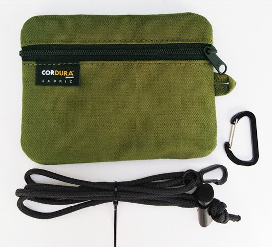 Casual Nylon Wallets For Women Luxury Brand Women Wallet Coin Purse Card Holder Small Purses Lady Clutch: green hasp rope