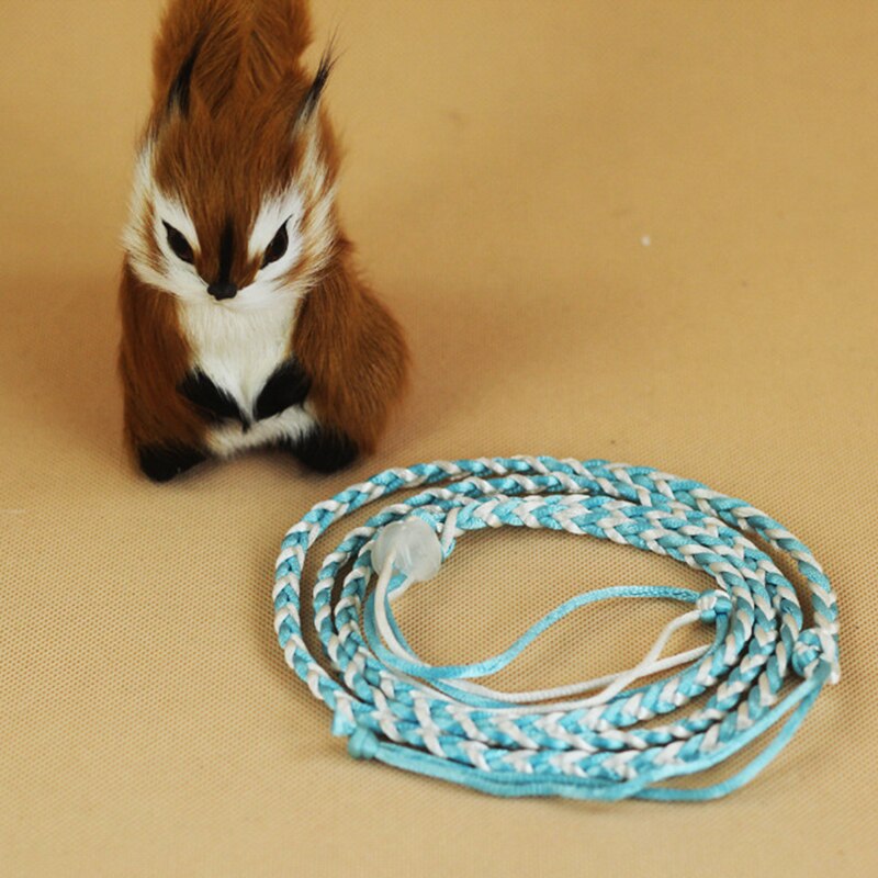 4.59ft Legendog Kleine Dier Nylon Leash Verstelbare Gevlochten Rat Leash Hamster Leash Met Bell Hamster Walking Leash Accessoires