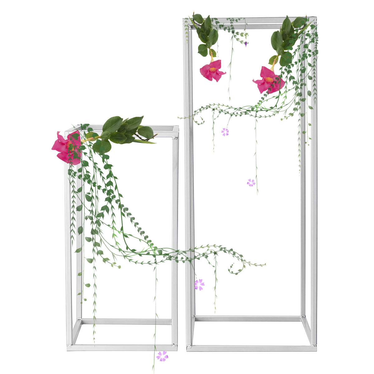 Dekoration Stütze Rostfreie Eisen Kunst Blume Gestell Hochzeit Vasen Spalte Stehen Veranstaltung Boden Party Halfter Abnehmbare Mittelpunkt