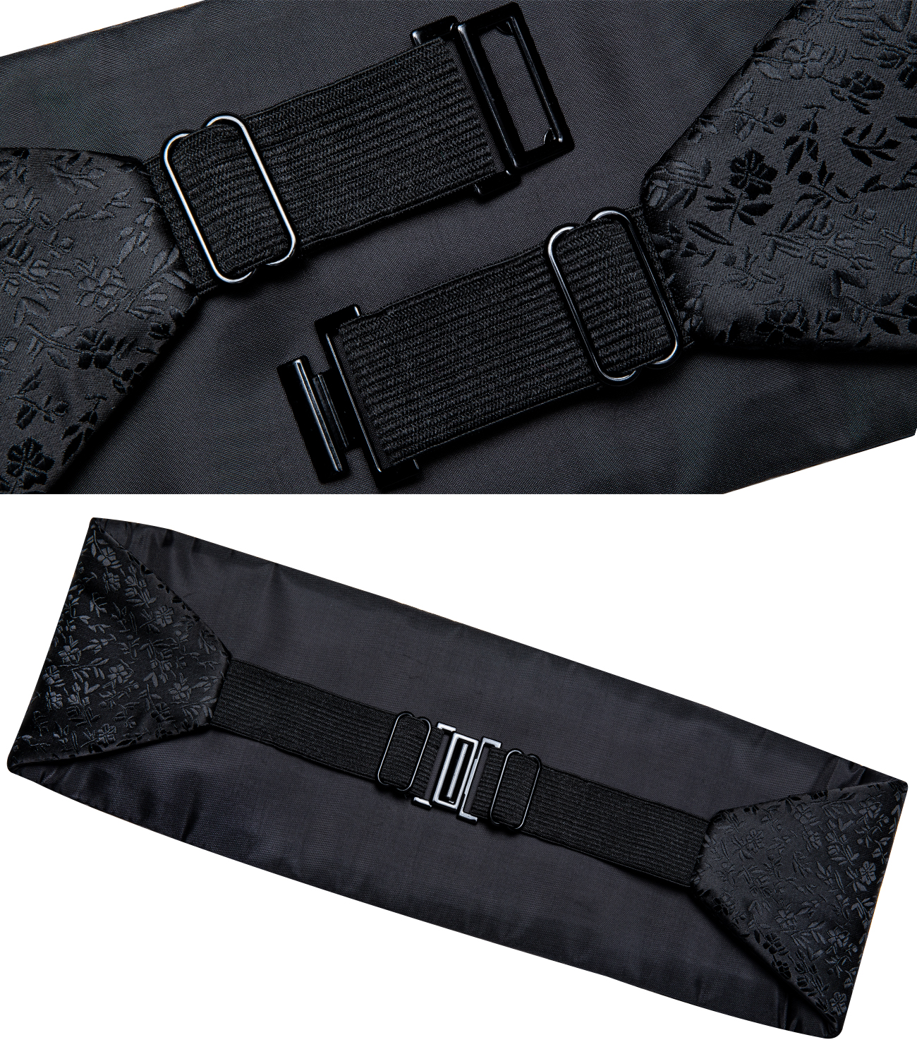 Prämie die Seide Männer Kummerbund Vor-gebunden Fliege Manschettenknöpfe Tasche Platz einstellen Schwarz Einstellbare Hochzeit Rauchen gürtel