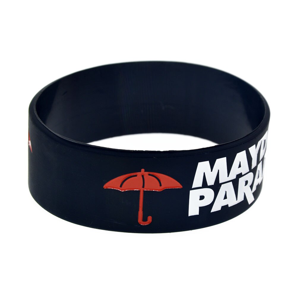 1PC Mayday Parade Silikon Armband 1 Zoll Breite für Musik Konzert