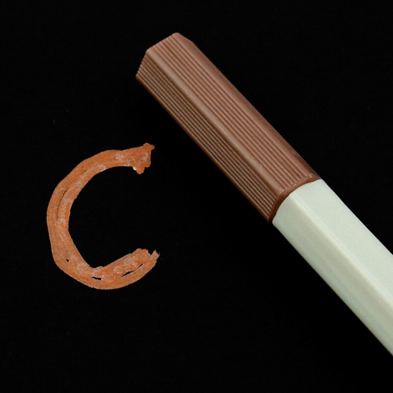 1pcs Metallic permanent paint Marker Pen Art colourful Cute plastic Supplies stationery Scrapbooking Crafts graffiti: Brown