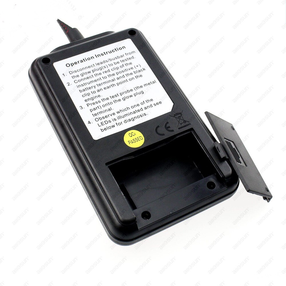 Car Engine Tester LED Display Automatic Glow Failure Car Repair Glow Plug Diagnostic Tool 12V Vehicle Engine System Analyser