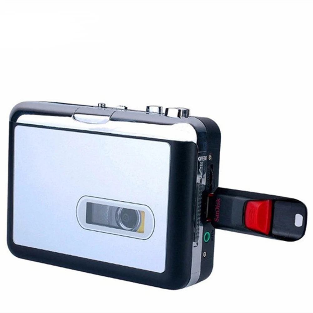 Ezcap 231 USB Cassette Tape Music Audio Player to MP3 Converter Tapes Cassette Player Recorder Save MP3 File to USB Flash/USB