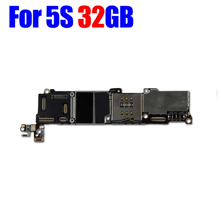 Originele Ontgrendeld Voor Iphone 4 4S 5 5C 5S 5SE Se Moederbord, demonteren Voor Iphone 5 5G Logic Board Met Ios Systeem: 5S 32GB