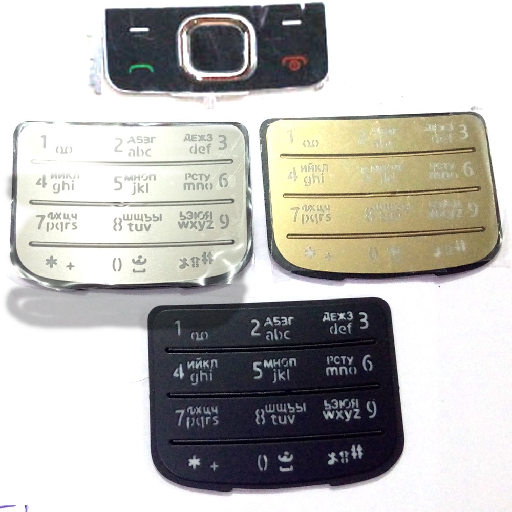 Behuizing Hoofdmenu Engels Of Russisch Of Arabisch Toetsenbord Toetsenbord Knoppen Cover Case Voor Nokia 6700 6700c + Tool