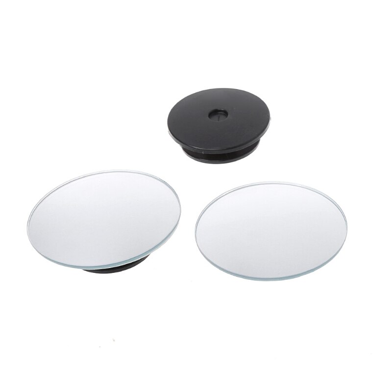 Miroir d&#39;angle mort de voiture étanche, miroir latéral convexe, rotatif, sans cadre, , pour voiture, camion, moto,