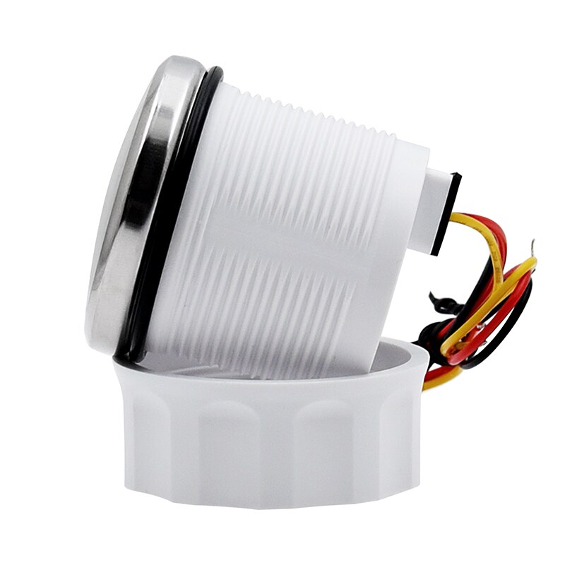 Point Alarm Car Gauge Vehicle Meter 12V Automobile 52mm Water Temp Oil Press Fuel Pressure Volt Indicator For Motorcycle Boat