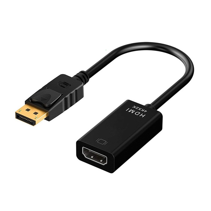 4K DP naar HDMI Adapter Converter Kabel Man-vrouw DisplayPort naar HDMI-compatibele video-audio-adapterkabel voor PC TV Laptop