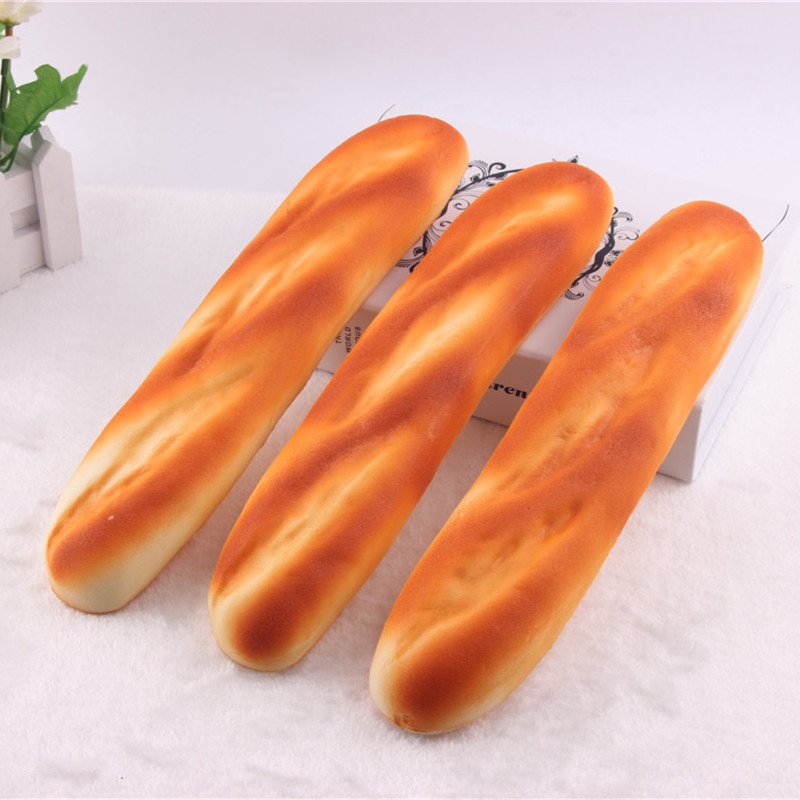 29cm Simulation PU French PU Bread Kids' Kitchen Toys Similation Food Toy Squishy Fun Jokes Pretend Play Bakery Decoration