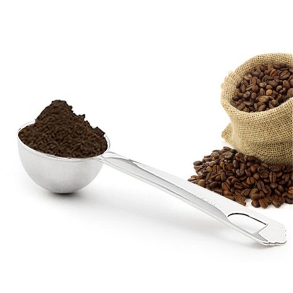 20ML Metal Coffee Scoop Thicken Stainless Steel Smooth Tablespoon Measuring Spoon Kitchen Bar Tools Coffee Spoon Koffielepel