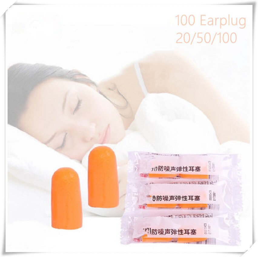 20/50/100 paar oordopjes met geluidsisolatie, bescherming tegen snurken, bescherming tegen slapen en snurken, bescherming tegen lawaai en lawaai
