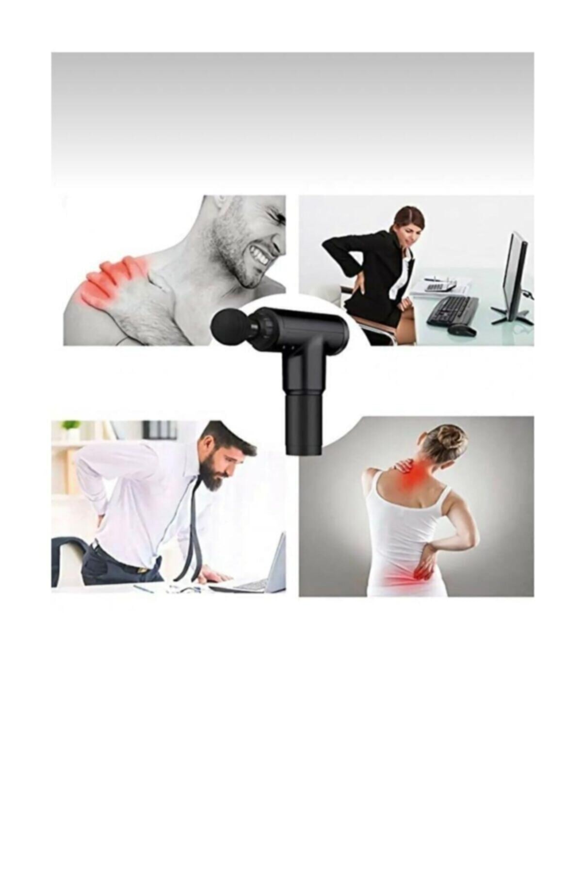 Pistolet de Massage vibrant à impulsion Rechargeable, outil de relaxation musculaire