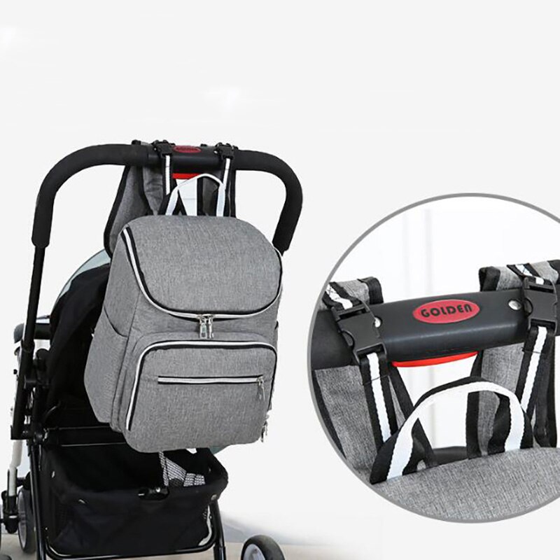 Baby Tassen Voor Mama Grote Rugzak Luiertas Voor Wandelwagen Luiertas Waterdichte Kinderwagen Draagbare Tas BRW008