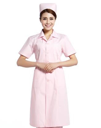 Roze Korte Mouw Verpleegster Jurk Apotheek Uniform Schoonheid Center Uniform Medische Srcubs Voor Ziekenhuis: L