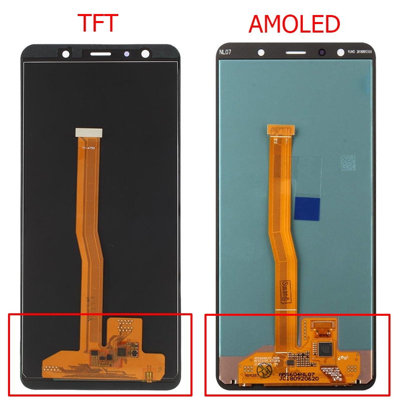 Original A7 AMOLED LCD Für Samsung Galaxy A7 A750 Display Mit Rahmen 6.0 "A750F SM-A750F A750FN A750G LCD Bildschirm