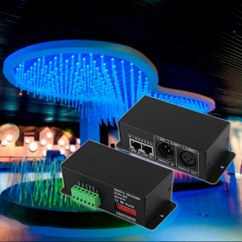 Bc-803 Rgb Dmx512 Controller Dc5V-24V 5A*3Ch Const... – Grandado