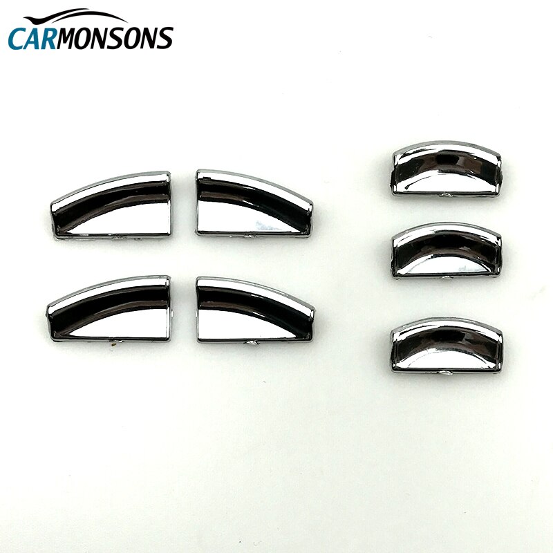 Carmonsons-Botón de elevación de Windiows, embellecedor decorativo de cromo ABS, pegatinas de cubierta para Infiniti Q30 Q30S QX30, accesorios de estilismo de coche