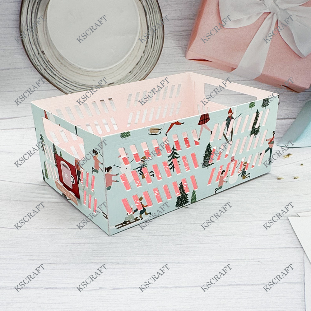 KSCRAFT – boîte de caisse 3D, matrices de découpe, pochoirs pour bricolage, Scrapbooking, gaufrage décoratif de cartes en papier, travaux manuels