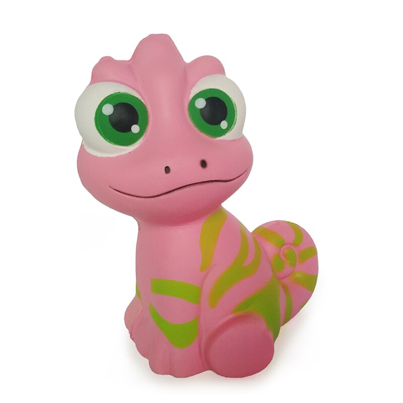 Pu simulatie gekko-ventilatie stressverlichtend speelgoed squishy langzaam stijgend knijpspeelgoed voor kinderen volwassenen 13.5*10*8 cm