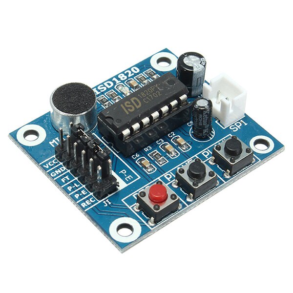 Módulo de voz CLIATE 3 piezas 3-5 V módulo de grabación módulo de reproducción altavoz para Arduino SCM Control Loop/Jog /solo jugar