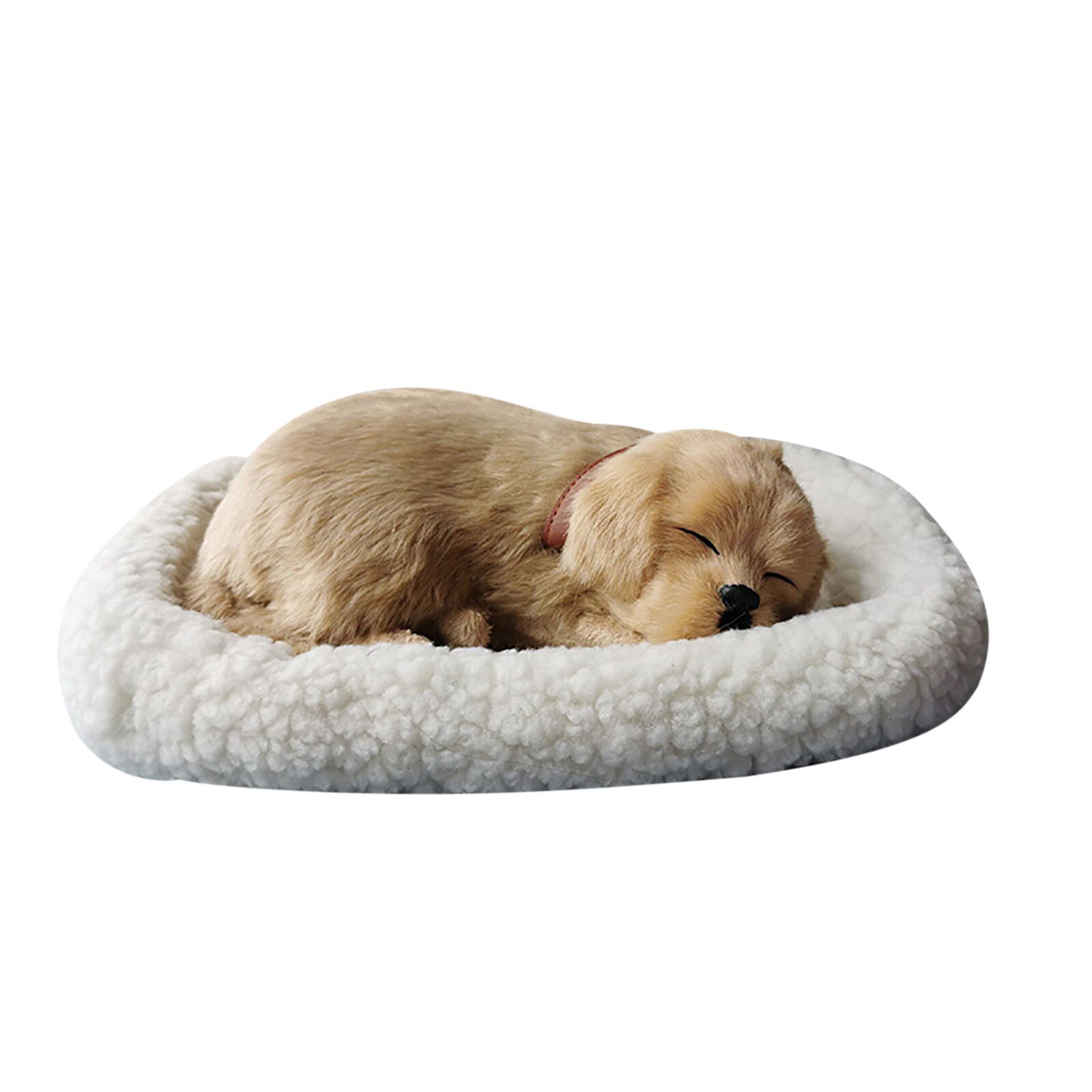 Zachte Knuffels Realistische Simulatie Slapen Ademhaling Kat Harige Hond Dier Mooie Knuffel Pop Thuis Auto Ornamenten Decor: E