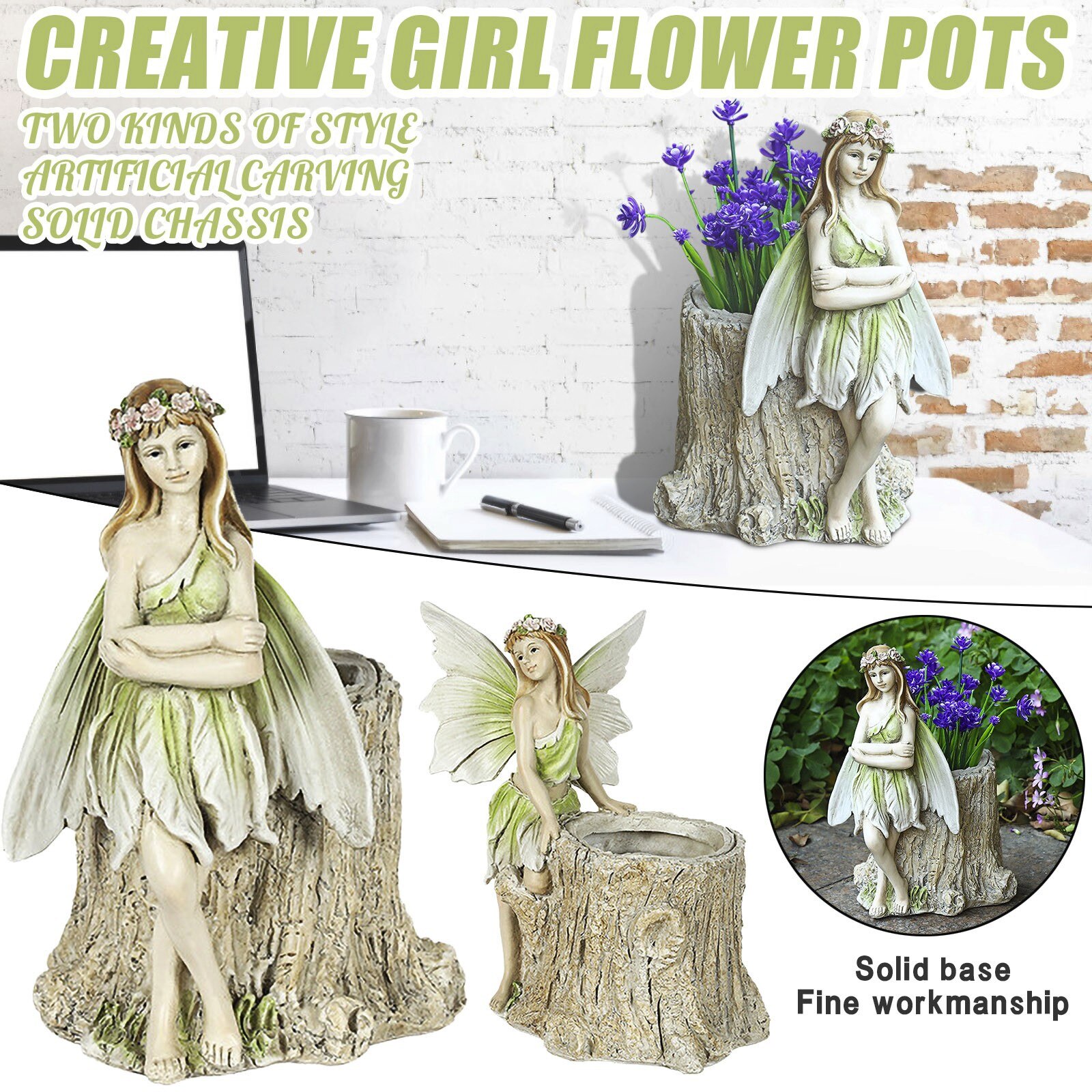 Creatieve Meisje Bloempotten Een Verschil Maken In Tuin En Toon Uw Persoonlijkheid Decoración De Habitación Декор Для Комнаты