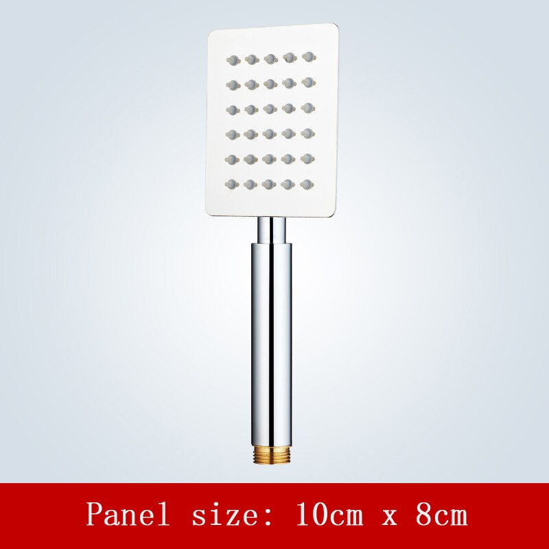 Wetips Bad Douchekop Hoge Drukverhoging Waterbesparing Beweegbare Ultradunne Douchekop Badkamer Rvs Douche Nozzle