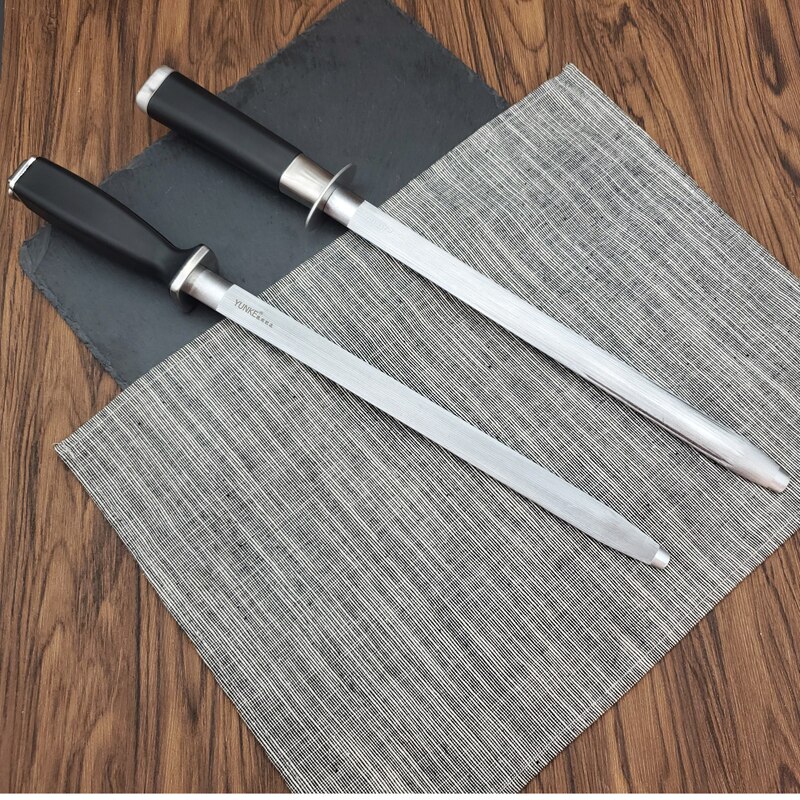 Barra afiladora de acero al carbono, musats, precio especial, 12 pulgadas