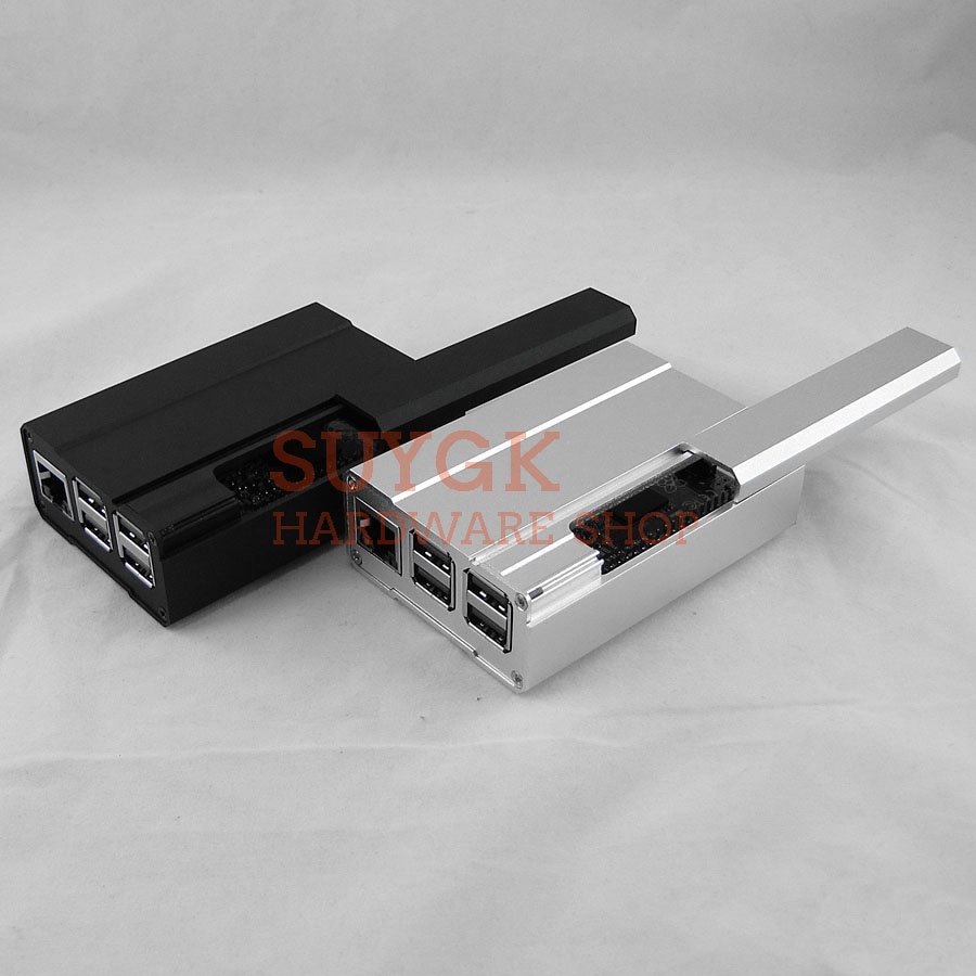 Aluminium Fall Metall für Raspberry PI 3 modell B + plus Raspberry PI 2 B Metall Box Aluminium Box Abdeckung shell Gehäuse Gehäuse