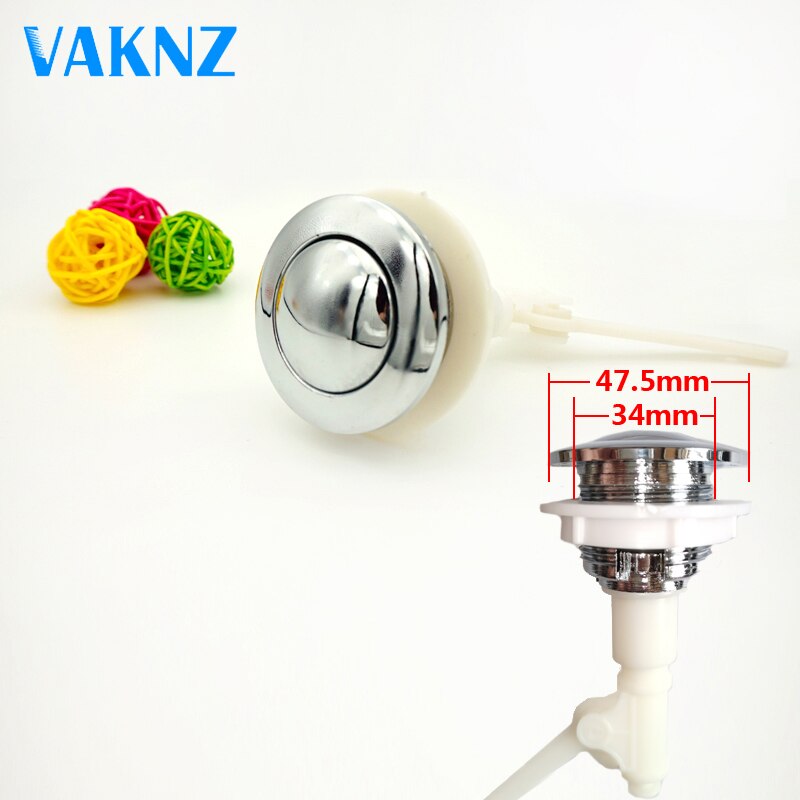 Dual Flush Toilet Tank Button Round shape Toilet Push dual flush Buttons Bathroom Accessories 58mm/48mm/38mm: 38mm C