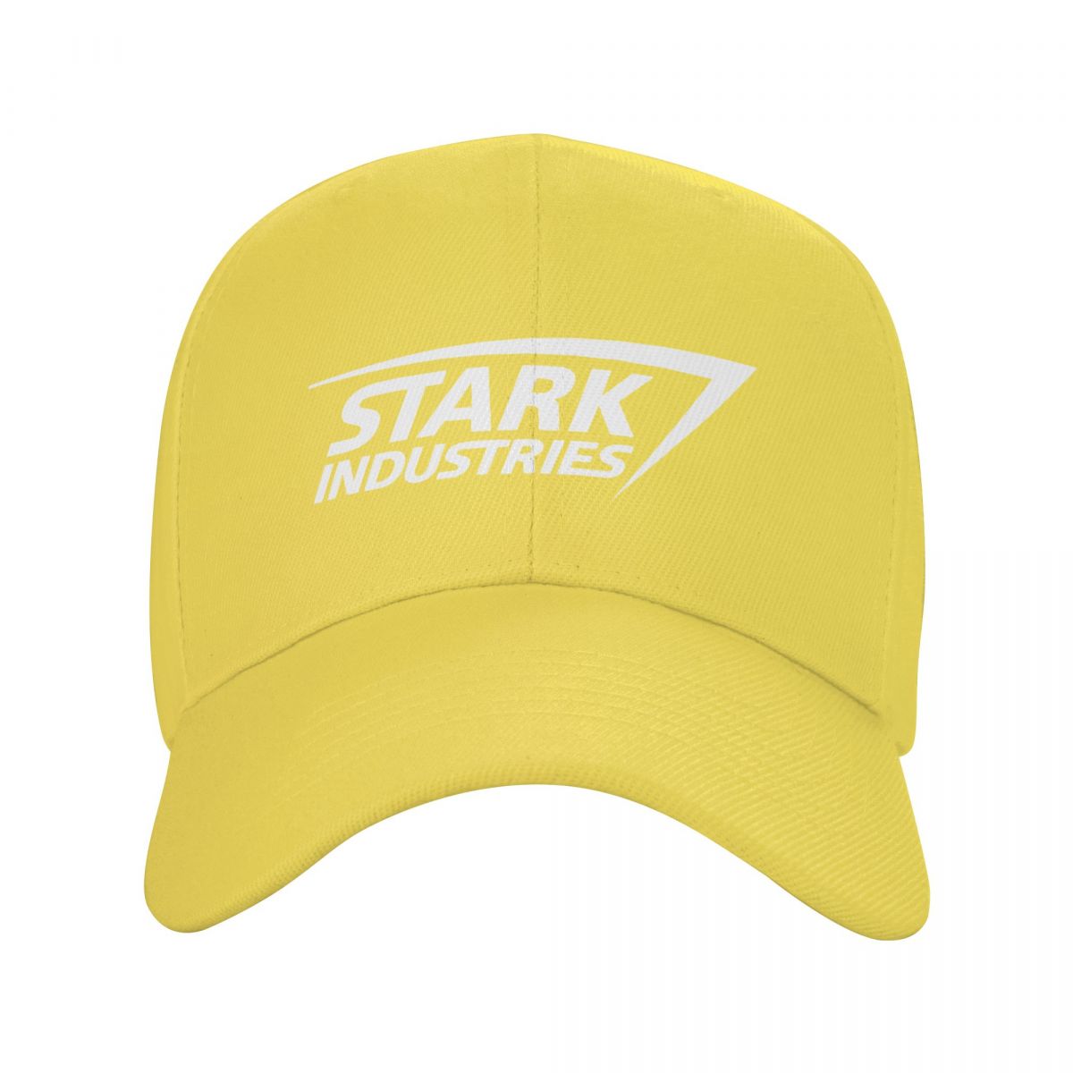Custom Iron Company Stark Industries Baseball Cap Men Women Breathable Dad Hat Streetwear Snapback Caps Sun Hats: Yellow