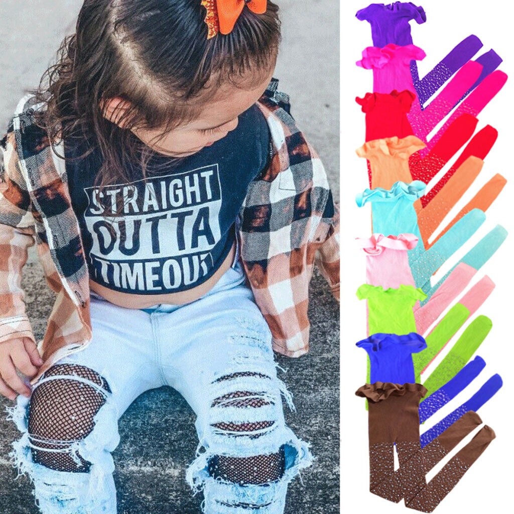 Kids Girls Mesh Kids Girls Mesh Fishnet Stockings Kids Girls Pantyhose Flash Tights Pretty Lightning Girls Stockings