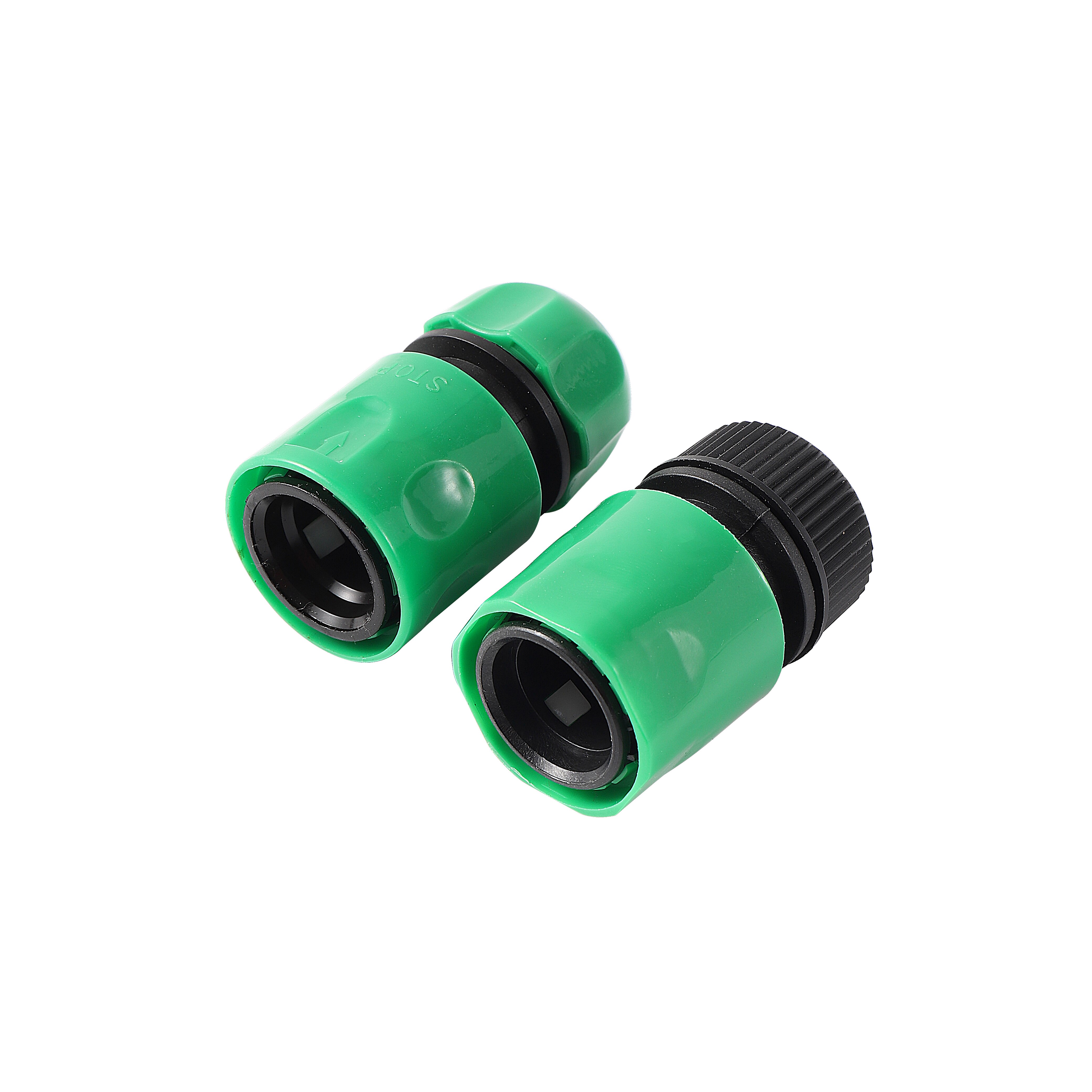 2 st 16mm -rörs snabbkoppling trädgårdsvattenslang vattenstopp ingen retur snabbkoppling trädgårdsbevattning biltvättarmatur
