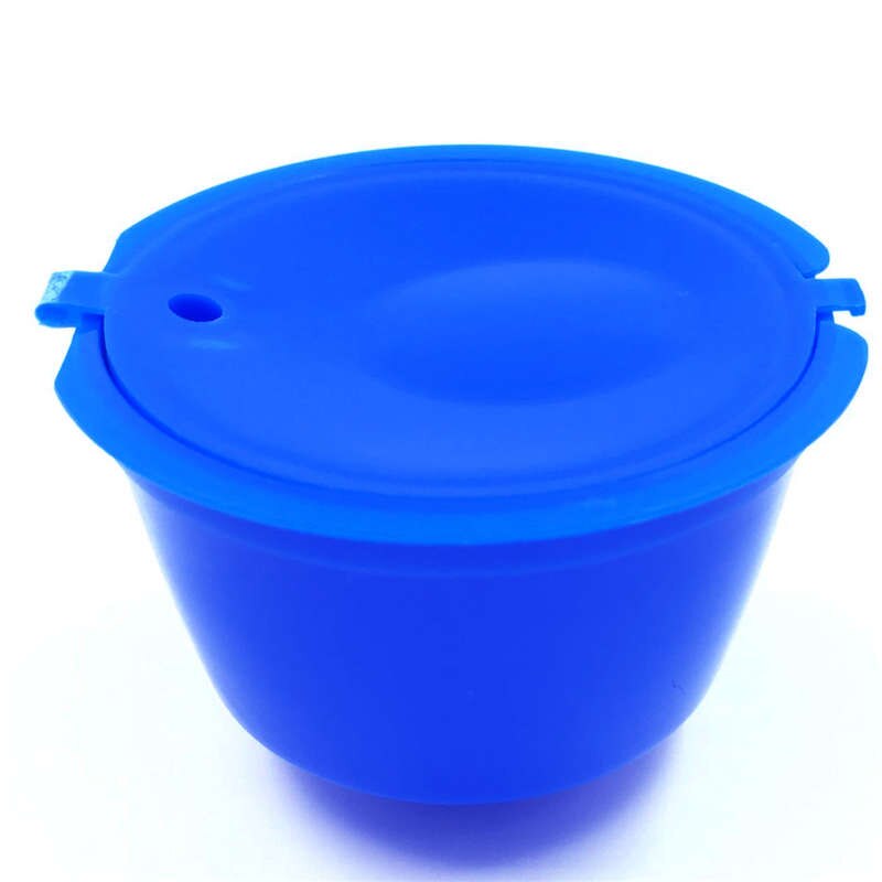 1 uso pc 50 vezes 9 Cores Recarregáveis Dolce Gusto Cápsula de café nescafé dolce gusto cápsulas dolce gusto cápsula reutilizável: Azul marinho